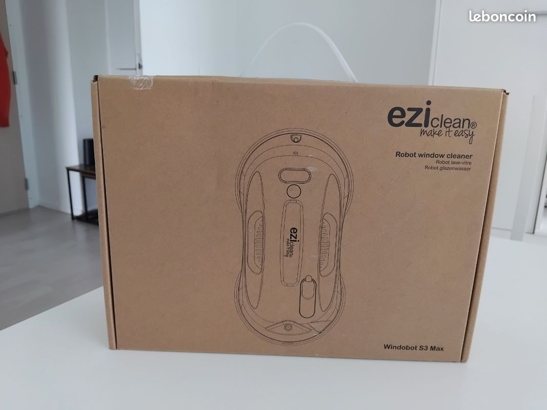 Robot Lave-vitres Eziclean Windobot S3 Max - Nettoyage Rapide, Silencieux Et Sécurisé