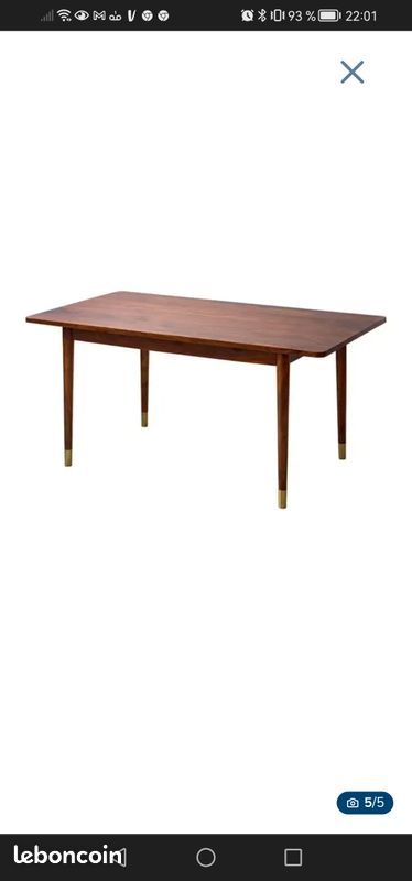 Table laquée années 40 (image 1)