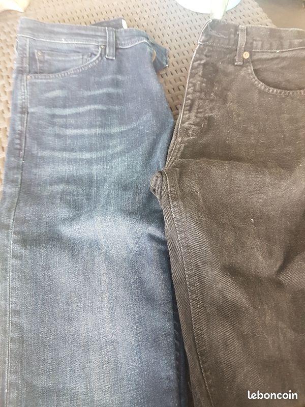 Lot de 2 jeans T. 38 ou W32 (image 1)