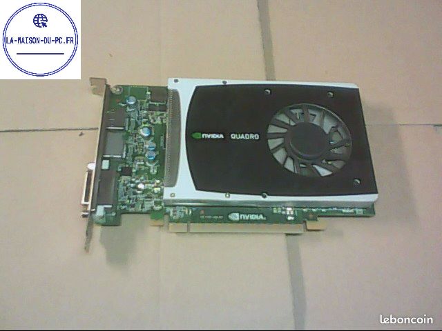 Carte graphique NVIDIA QUADRO FX580 512MB DUAL DP DVI