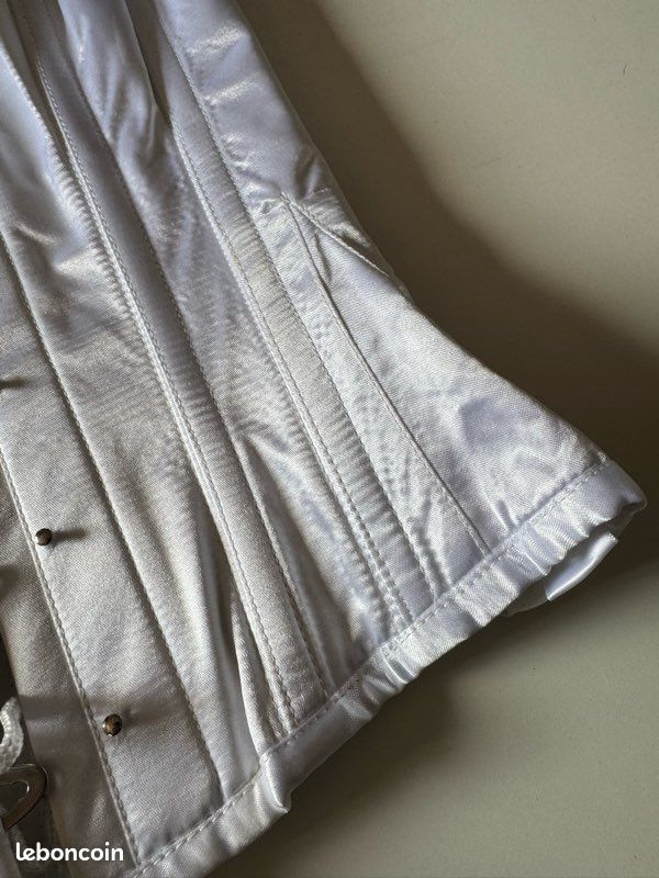 Corset gris dark gothique steampunk (image 3)