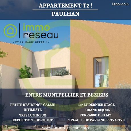 Appartement 2 pièces 44 m²
