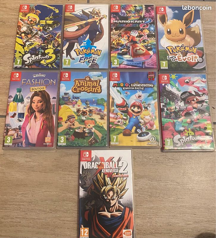 Vends différents jeux de Nintendo switch (image 1)