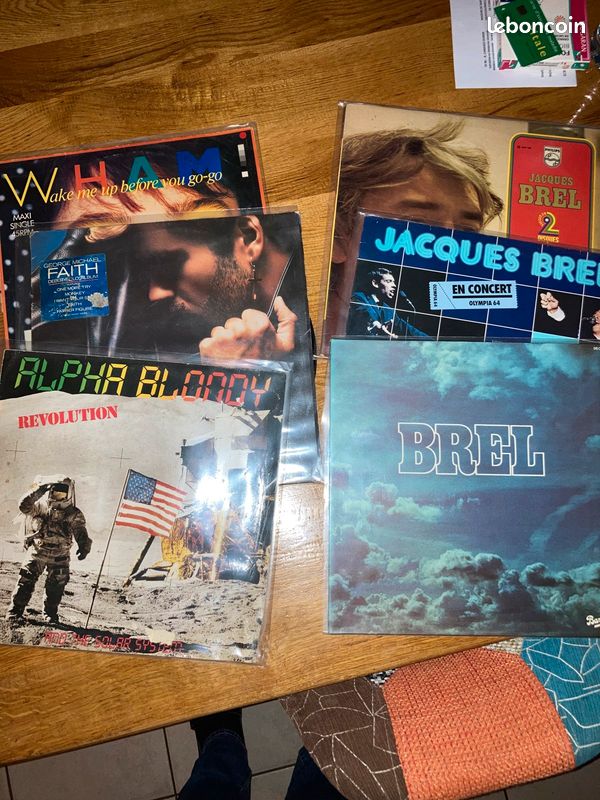 Vinyles divers, Sardou, Brel , … (image 2)
