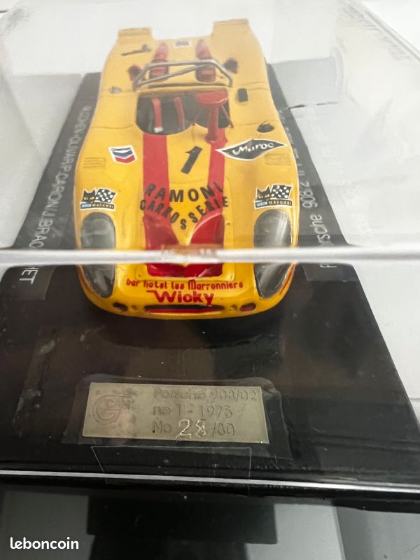Porsche 908/02 #1 24 Heures du Mans 1975 1/43 GCAM Edition Limitée (image 5)