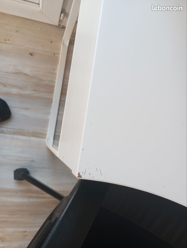 Bureau d'angle blanc (image 9)