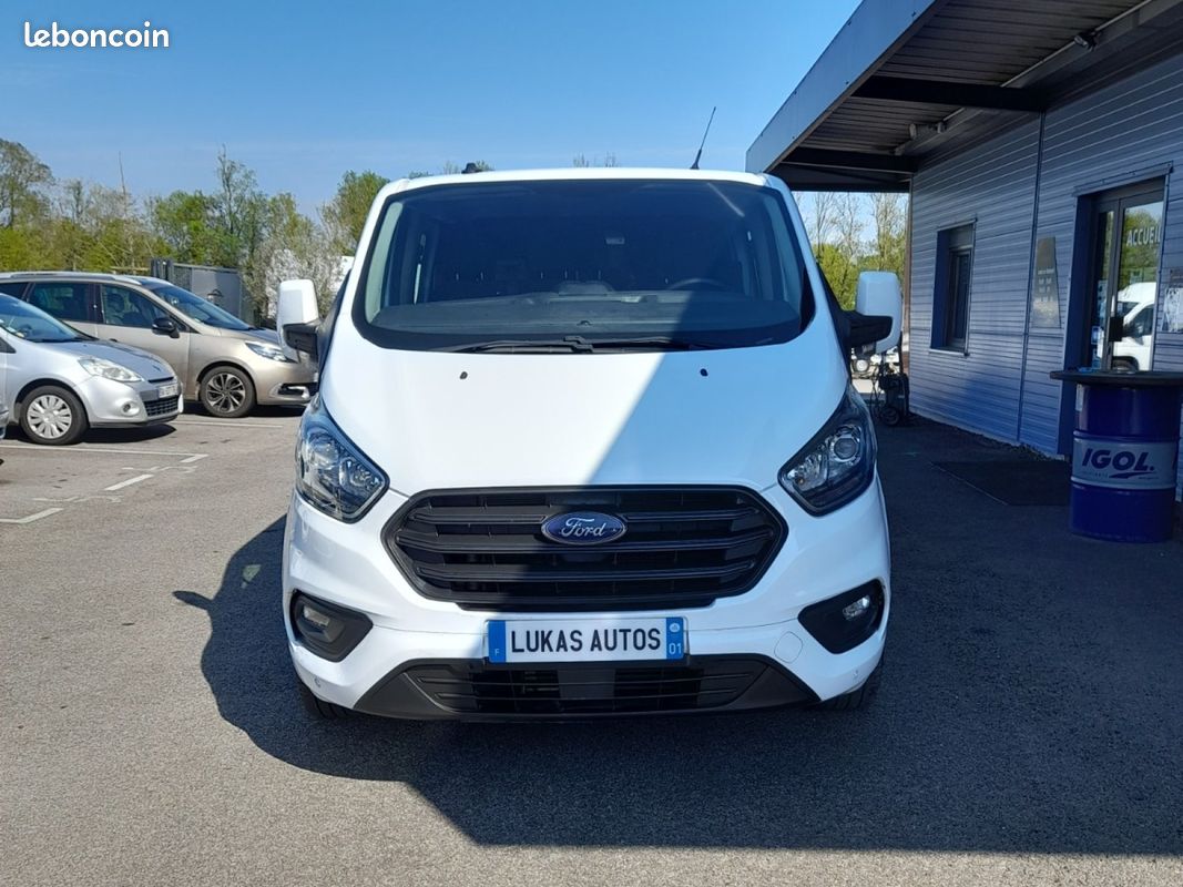 Ford transit custom cabine approfondie 6 places l2h1 130cv trend business prix 19000 euros ht (image 2)