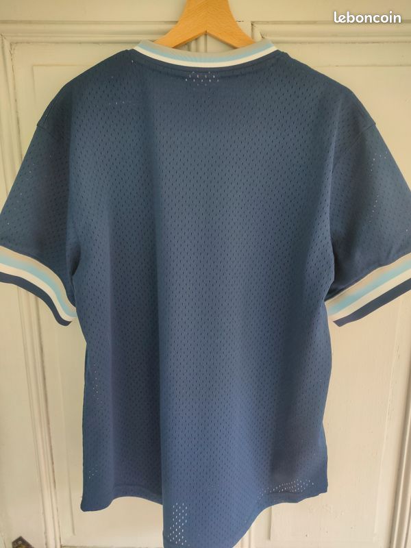 Maillot Mitchell & Ness Homme - Taille L - Gris - 100% Polyester - Neuf (Sans Étiquette)