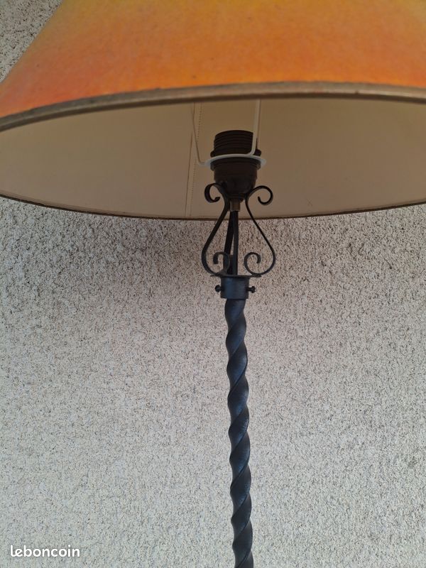 Lampadaire fer forgé (image 2)