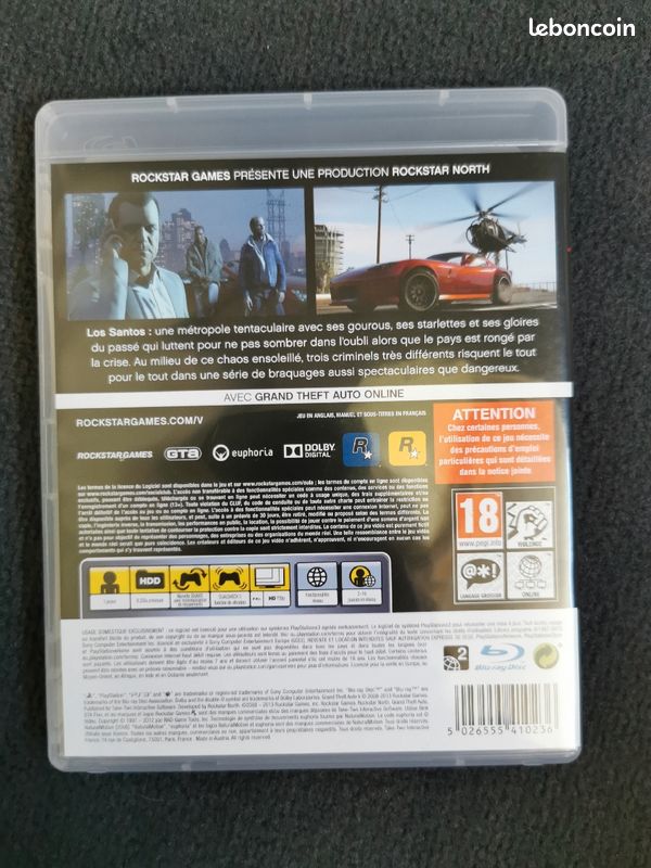 Grand Theft auto 5 - Jeu PS3 (image 2)