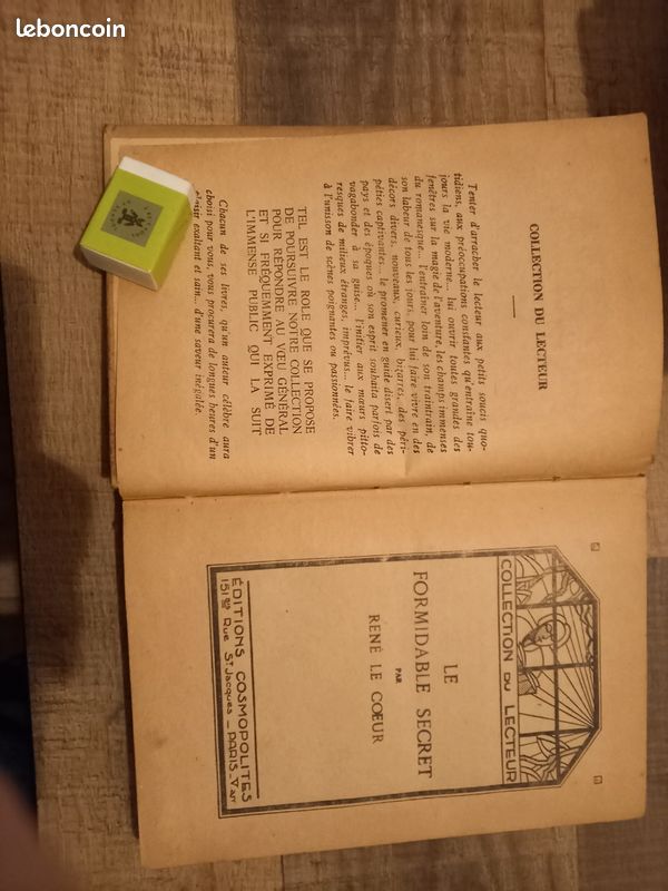 Lot n°3 de livres anciens éditions Cosmopolites (image 13)