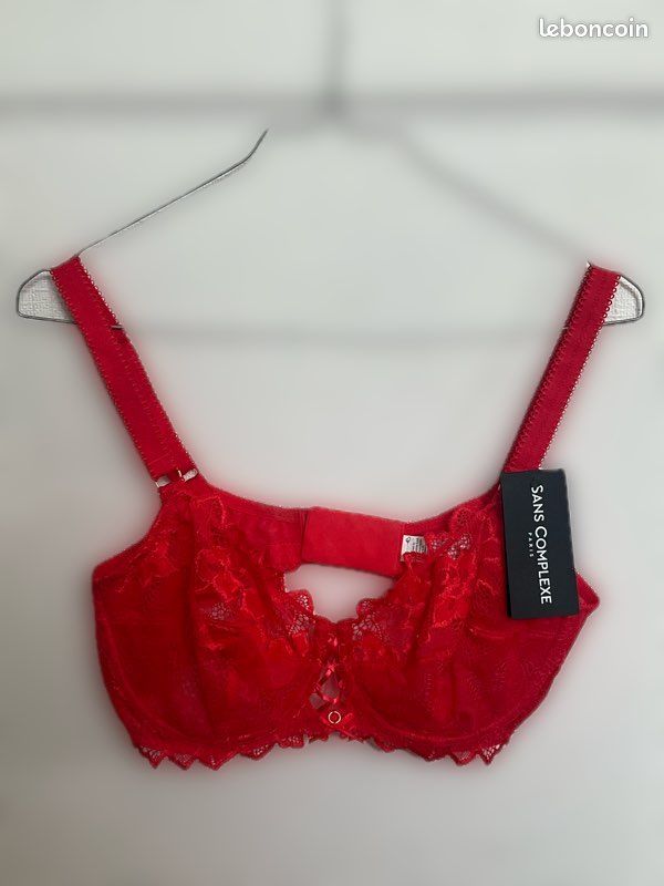 Soutien-Gorge Noir Satiné & Dentelle | Yours Clothing