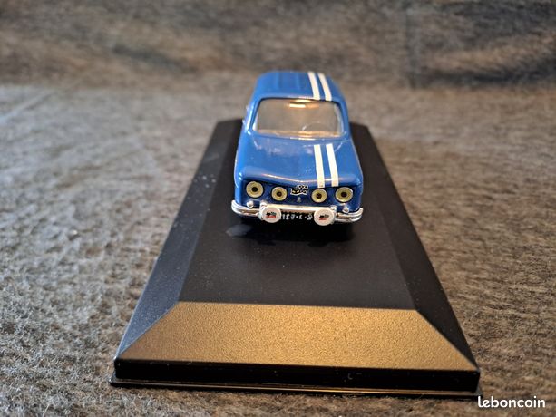 TA1049 NOREV HACHETTE #11 1/43 Renault 8 Gordini Police 1965 Blanc Noir