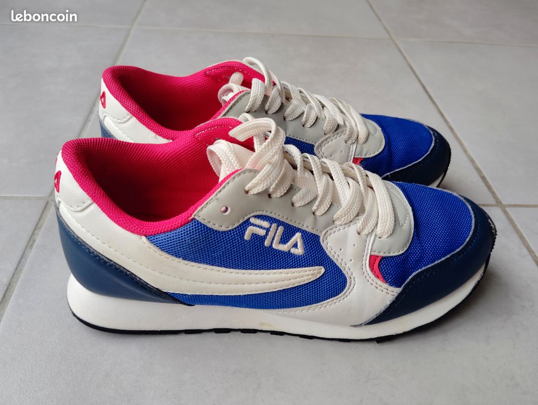 Fila Orbit T Shirt Fila Bleu Blanc Rouge Fila Enfant Promo New