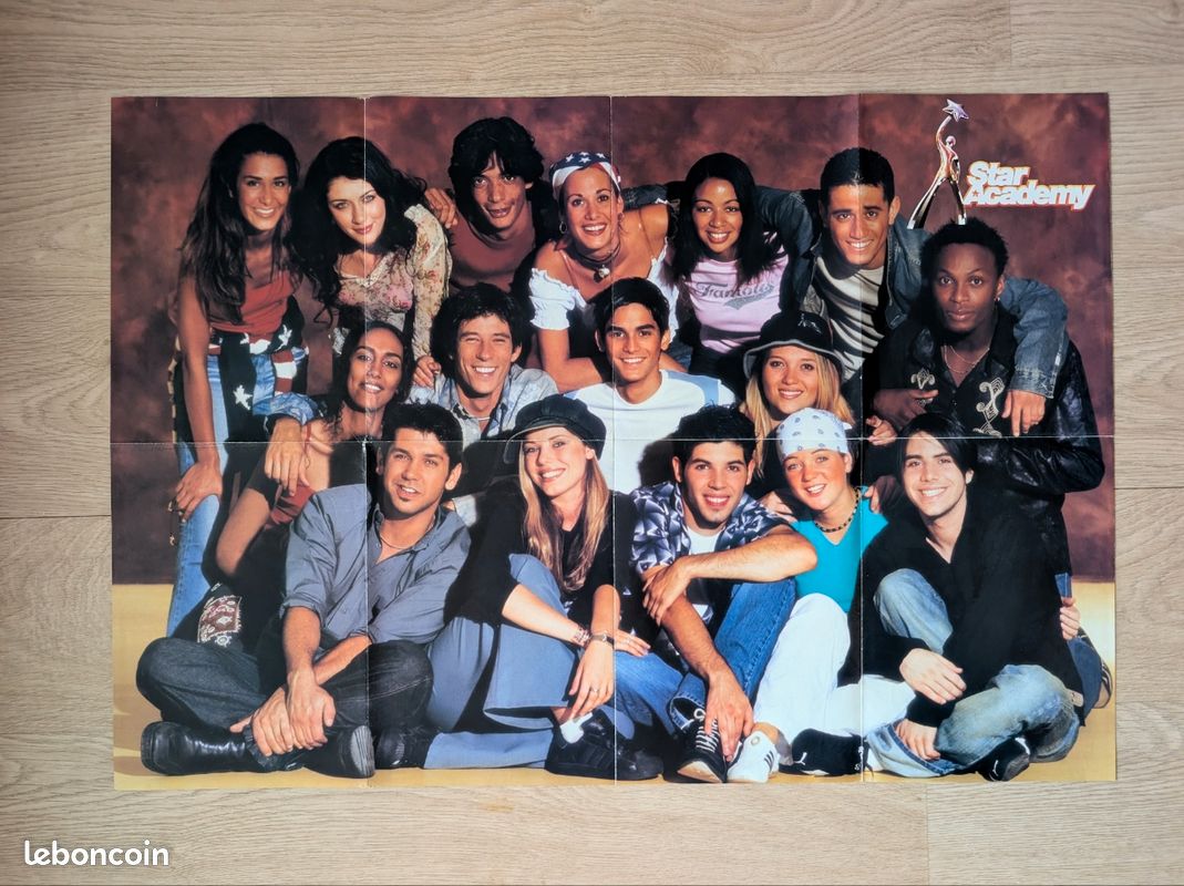 Poster recto / verso de la Star Academy 2 (image 1)