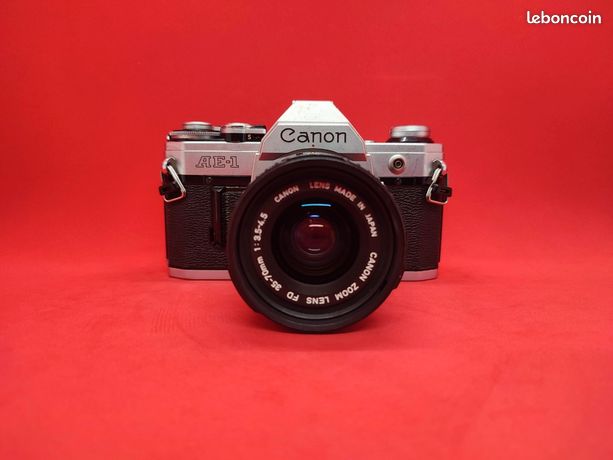 Appareil Photo Argentique Canon F-1 – 35 Mm – Vintage – État D'usage