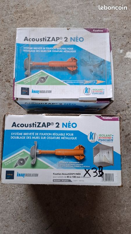 Lot de 83 Acoustizap 2 neo 85-100mm (image 3)
