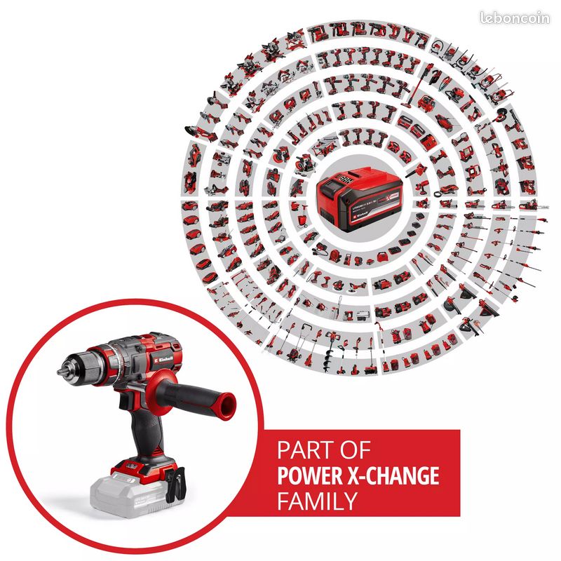 Perceuse percution 18v brushless batterie + 1 batterie 2.5ah +chargeur offert Garantie 2ans (image 2)