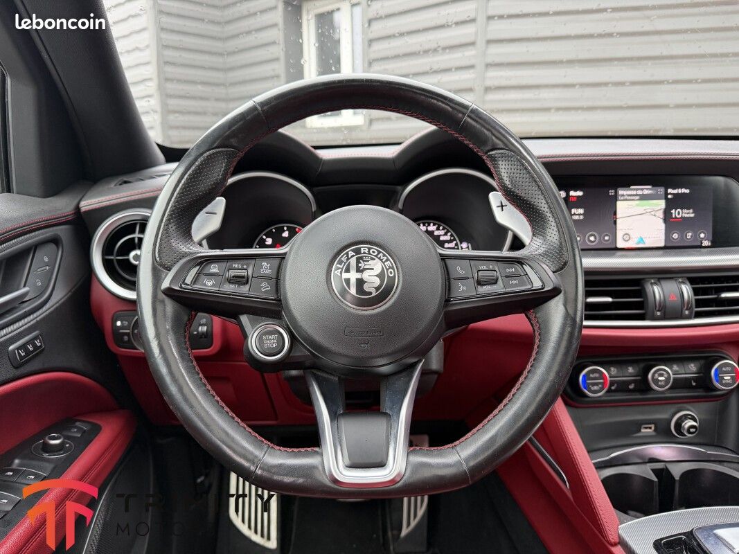 Alfa Romeo Stelvio 2.2 JTD 210CH 4X4 Q4 VELOCE + SUIVI COMPLET + TOIT OUVRANT + GARANTIE (image 11)