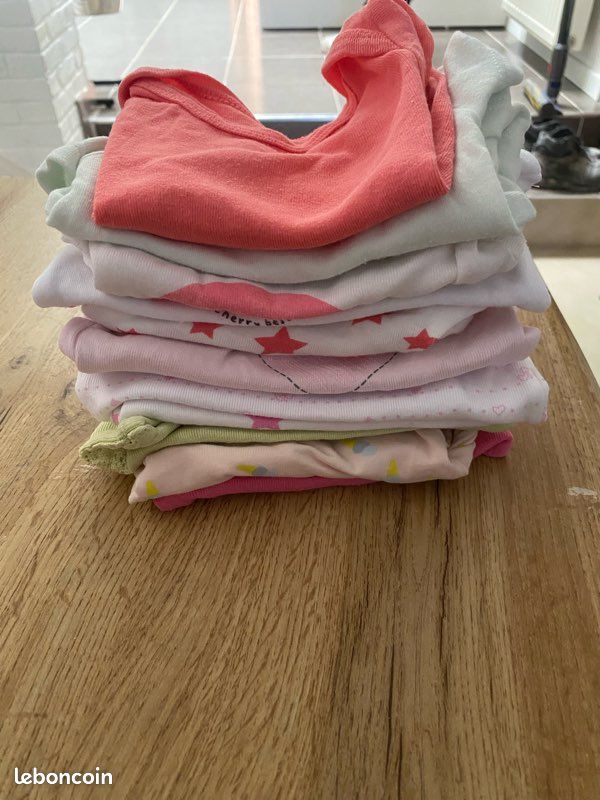 Lot de bodys et hauts bébé fille 3 mois (image 1)