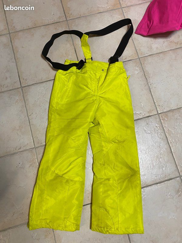 Pantalon ski mckinley jaune enfant (image 1)
