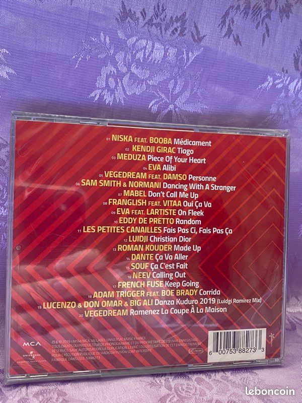 Mes soirées Karaoké là compilation 20 titre 2019 cd audio 💿 neuf soublister (image 2)