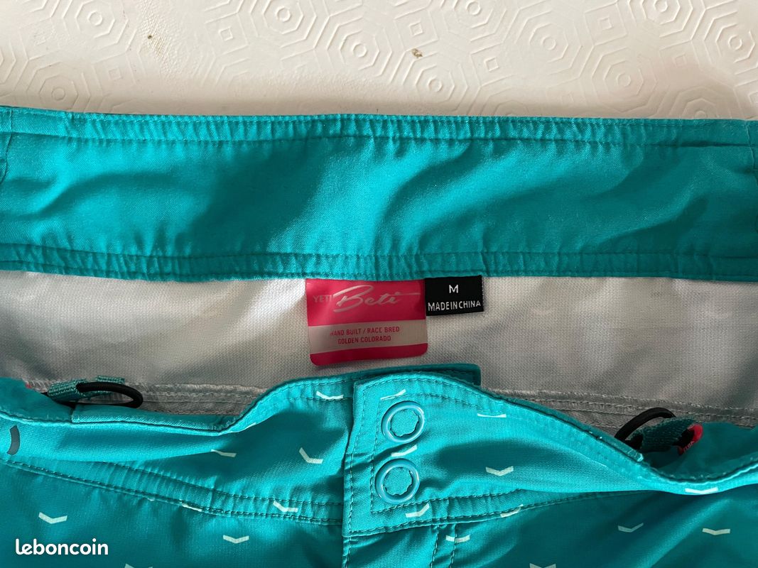 Short VTT YETI Femme Taille M Turquoise quasi neuf (image 2)
