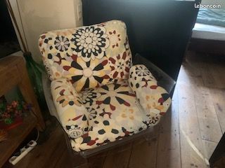 Fauteuil vintage plexiglas / acrylique – style années 70 (image 1)