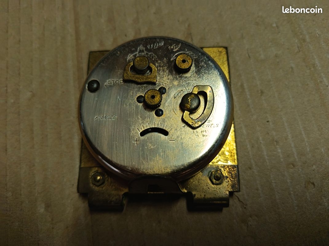 Ancienne pendulette BAYARD fonctionnelle mais à réviser montre reveil (image 3)