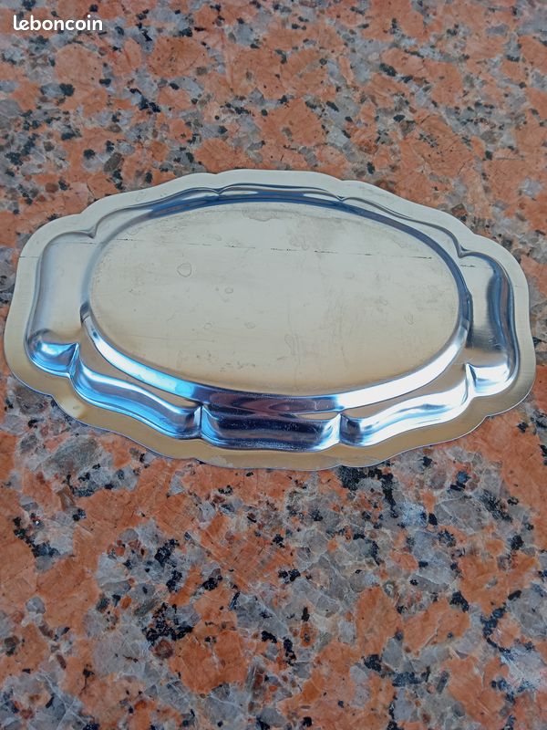 Petit plat apéritif en inox (image 3)