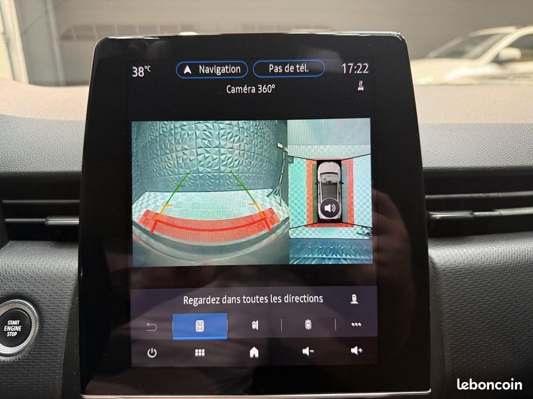 RENAULT CLIO 5 INTENS EDITION ONE 1.0l 100CH CAMERA 360 SIEGES ET VOLANT CHAUFFANTS CARPLAY BOSE GTIE 12 MOIS (image 40)