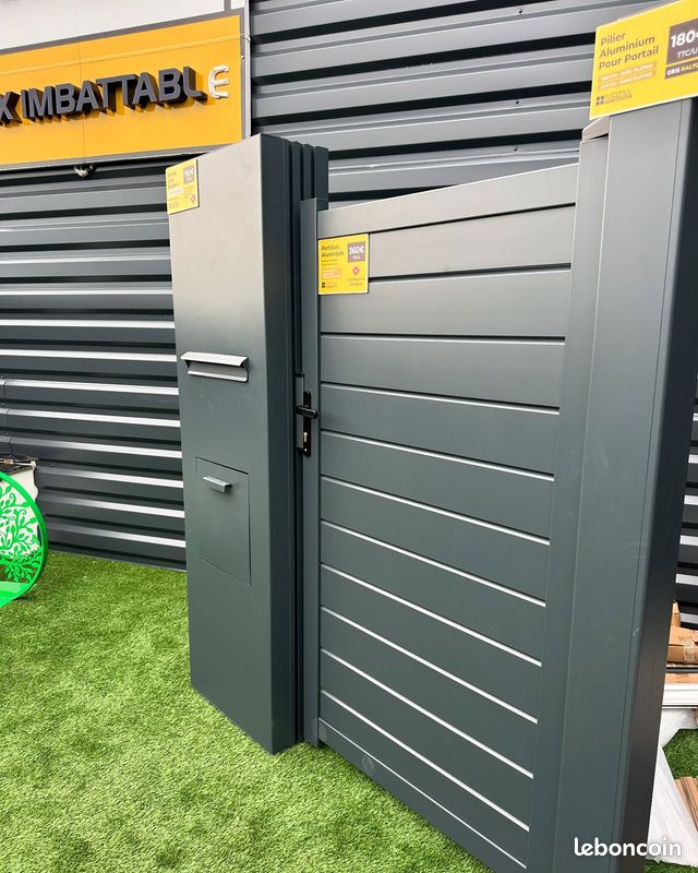 Pilier Aluminium Gris RAL7016 Boîte À Colis Prix Bas (image 4)