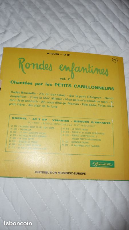 45t rondes enfantines (image 2)