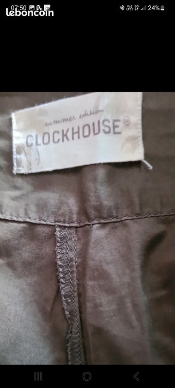 Pantalon large femme taille 36 clockhouse neuf (image 5)
