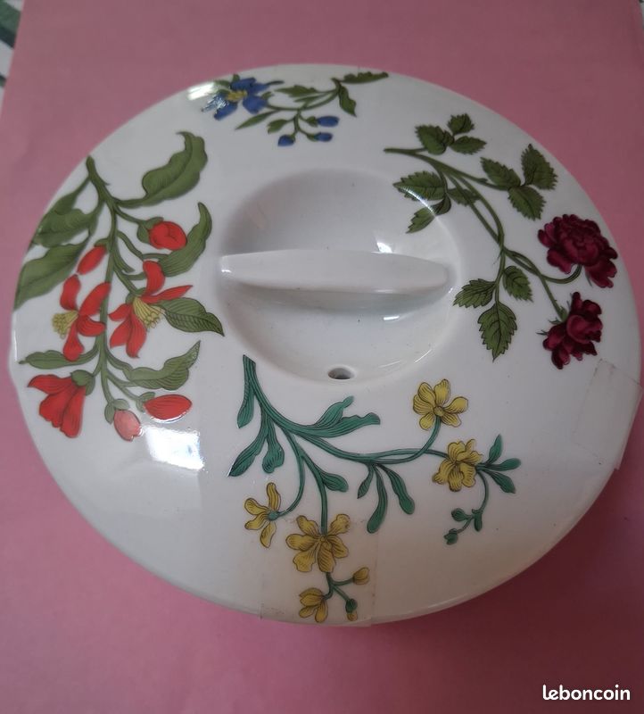 Bol couvert en porcelaine de Paris (image 5)