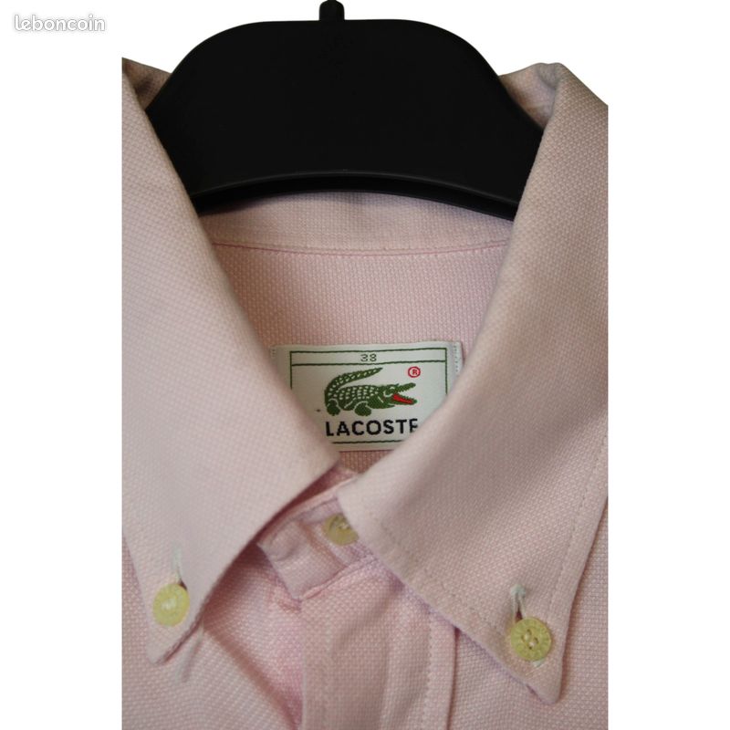 Blouse manches longues M 38 Lacoste Vieux rose Vêtements