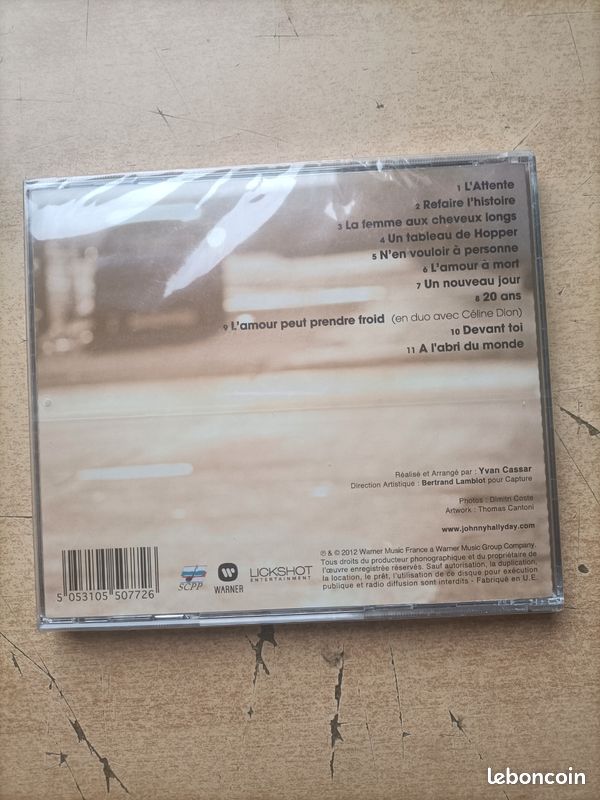 Johnny Hallyday cd l'attente (image 2)