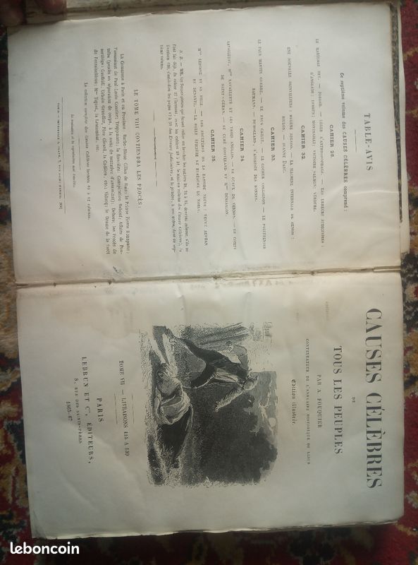 Causes célèbres (3 vol) XIX ieme S (image 6)