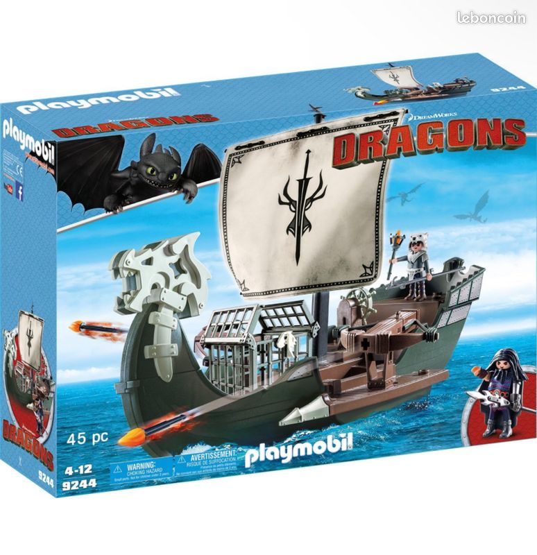 Playmobil Dragon Bateau 9244 (image 1)