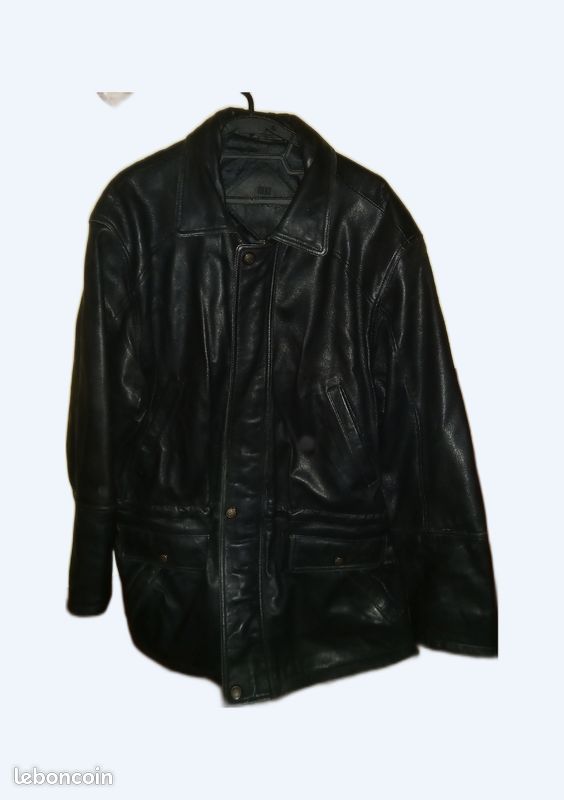 Bomber Cuir Homme Blouson Cuir Brice Blouson Cuir Homme XL De