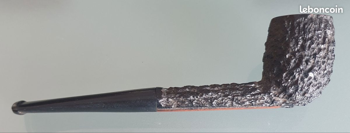 Ancienne Pipe Rossi Nature Rustic en Bruyère, 14.5cm, Made in Italy, Vintage 70 (image 3)