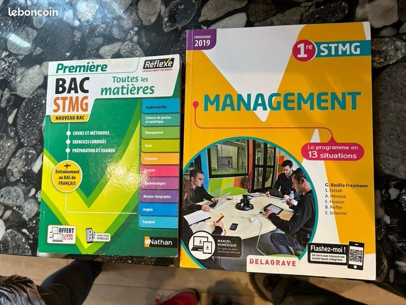 2 manuels 1ere stmg management et préparation Bac (image 1)