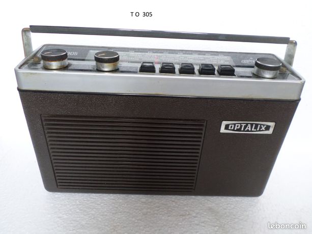 Récepteur Radio Optalix Paris-Dakar Vintage - Fabriqué En France, Occasion Fonctionnel