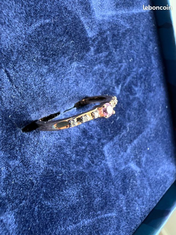 Bague Mauboussin or rose saphir et diamants Montres Bijoux