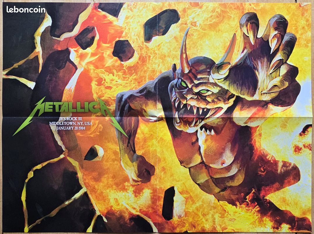 BOX LP+CD METALLICA "JB'S Rock III '84" (image 7)