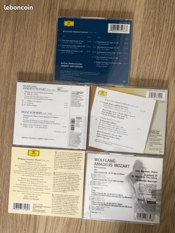 Mozart - lot 7 CD (image 2)