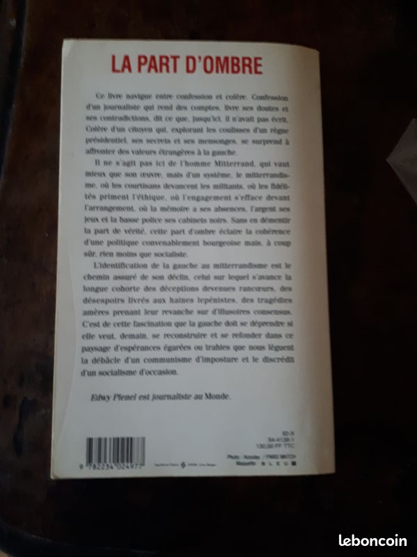 La part d'ombre - E. PLENEL (politique) (image 2)