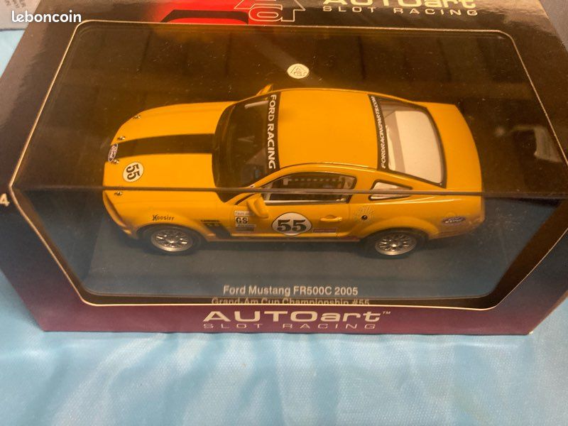 Ford mustang fr500c 2005 gt autoart 1/24 slot car racing (image 7)