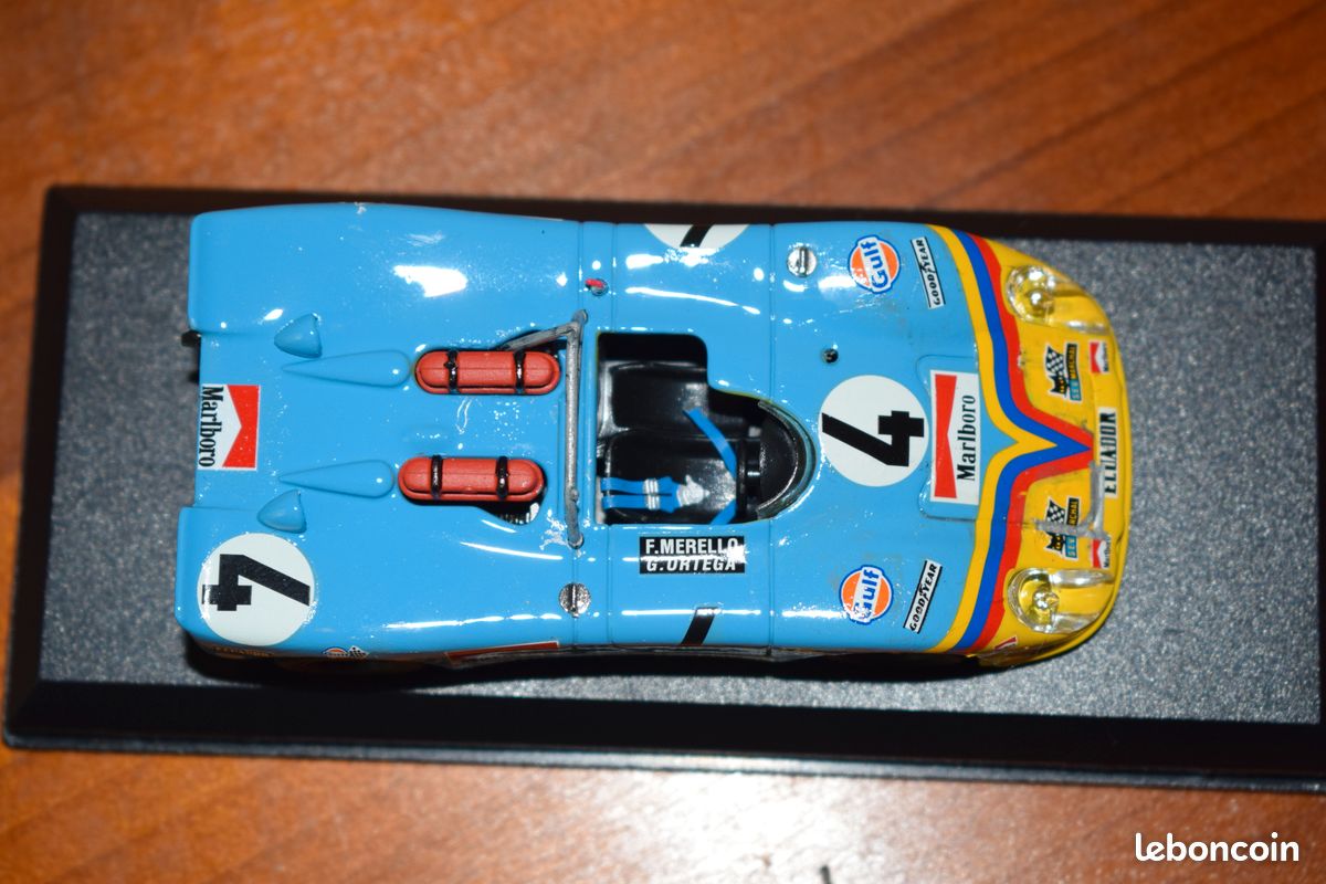 Porsche 908/2 #4 - 7th LM 1973 G Ortega/F. Merello GULF 1/43 (image 5)