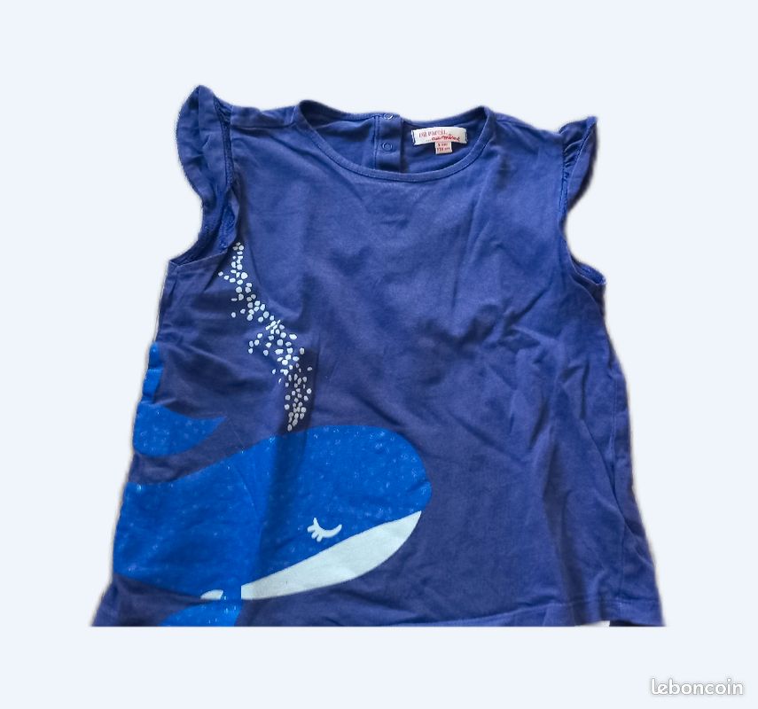 Ti shirt fille 6 ans Dpam (image 1)